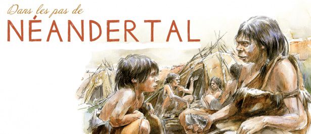affiche expo néandertal